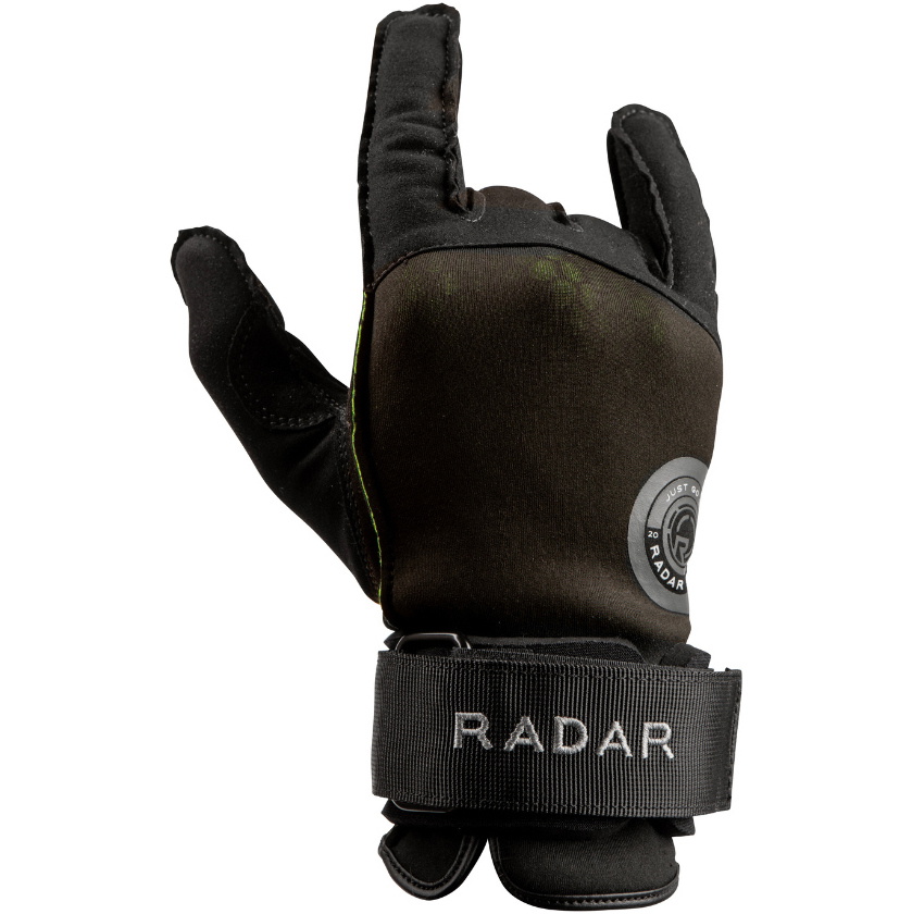 2026 Radar Vice Water Ski Gloves R25GL-VI - Black / Midnight Volt